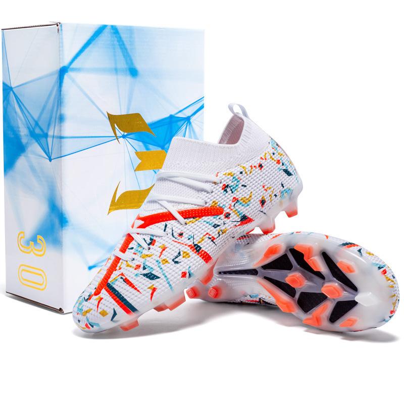 Football shoes Student training shoes Men s youth turf sports competition shoes 35