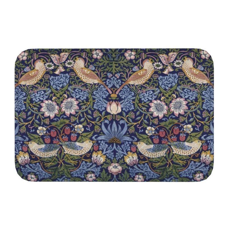 William Morris  Rug Front Floor Door Entrance Mats Indoor Textile Pattern Bath Kitchen Doormat Balcony Carpet Non-slip Floor Mat