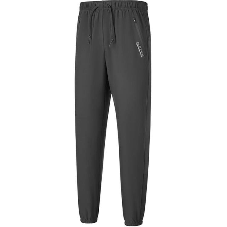 Skechers Fashionable Comfortable Soft Skin-Friendly Quick-Drying Casual Pants Men bottoms Carbon-Black P225M066-0018 L