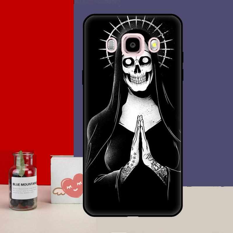 Satan Satanic Nun Case For Samsung Galaxy J3 J5 J7 2017 J1 A3 A5 2016 J4 J6 Plus A6 A8 A7 A9 J8 2018 Cover
