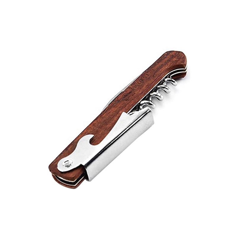 Wine Opener Professional Waiters Corkscrew, Custom Personalized LOGO Bottle Opener with Foil Cutter Wedding Gifts For Guests