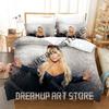 3D Print Megan Moroney Am I Okay Bedding Set Single Twin Full Queen King Size Bed Set Adult Bedroom Duvetcover Sets Anime B