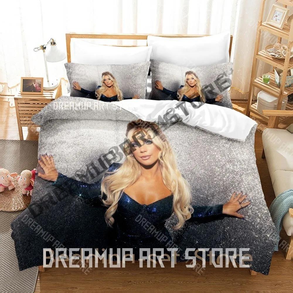 3D Print Megan Moroney Am I Okay Bedding Set Single Twin Full Queen King Size Bed Set Adult Bedroom Duvetcover Sets Anime B