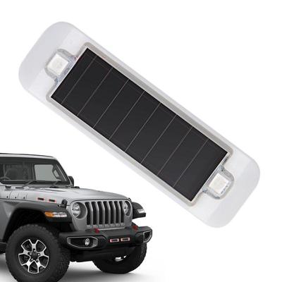 Solar-Warnleuchte für Auto Vibrationssensor Solarleuchte für Fahrzeuge Wasserdicht Klebend Fahrradlichter für Fahrzeuge und Motorc