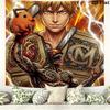 Chainsaw Man Wall Tapestry Aesthetic Wall Hanging Printed Fabric Blanket Decorative Tapestries For Bedroom Living Room Home Decor