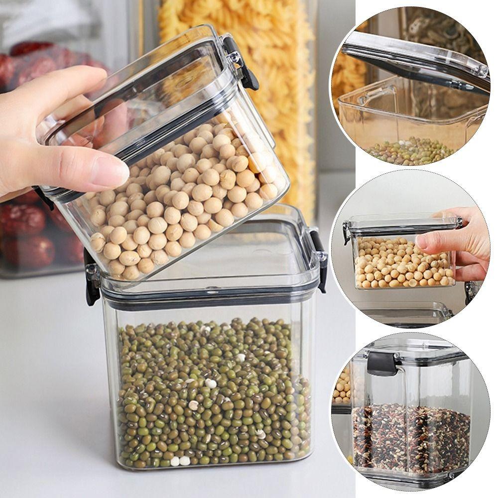 

950 мл организация рисовой кладовой, мультизерновой резервуар, контейнер для хранения, банка, контейнер для хранения продуктов питания