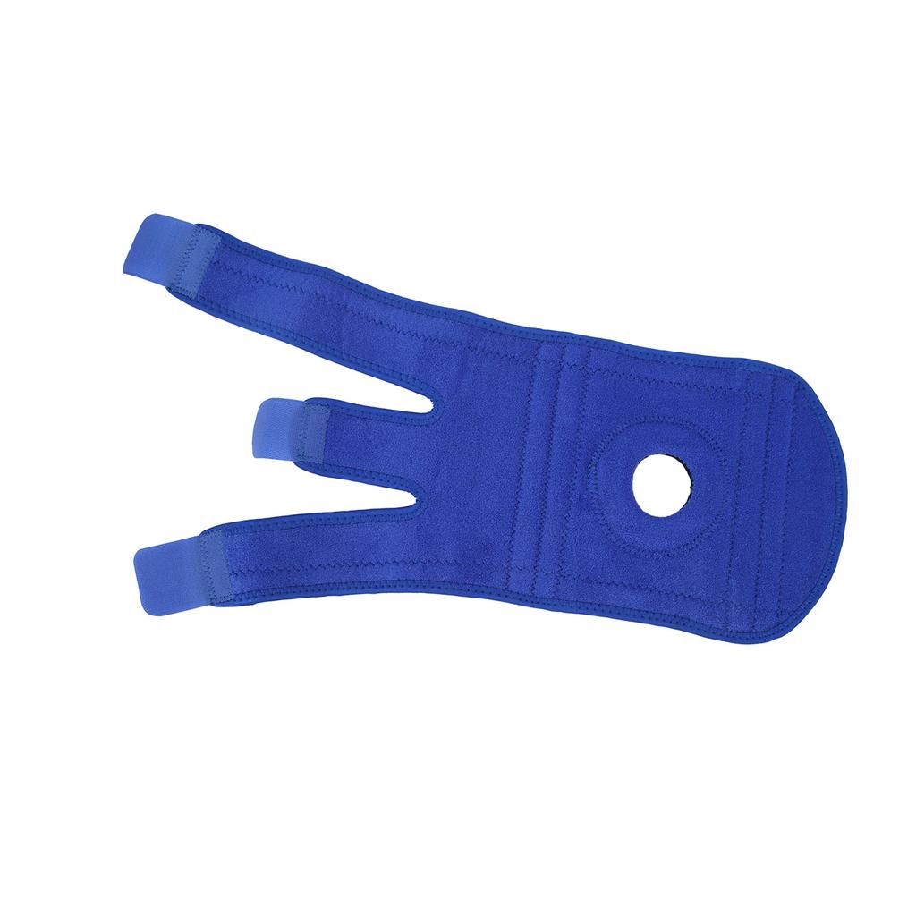 Patella Knee Brace Blue Hook and Loop Design Strong Support Knee Strap for Outdoor Sports Fitness