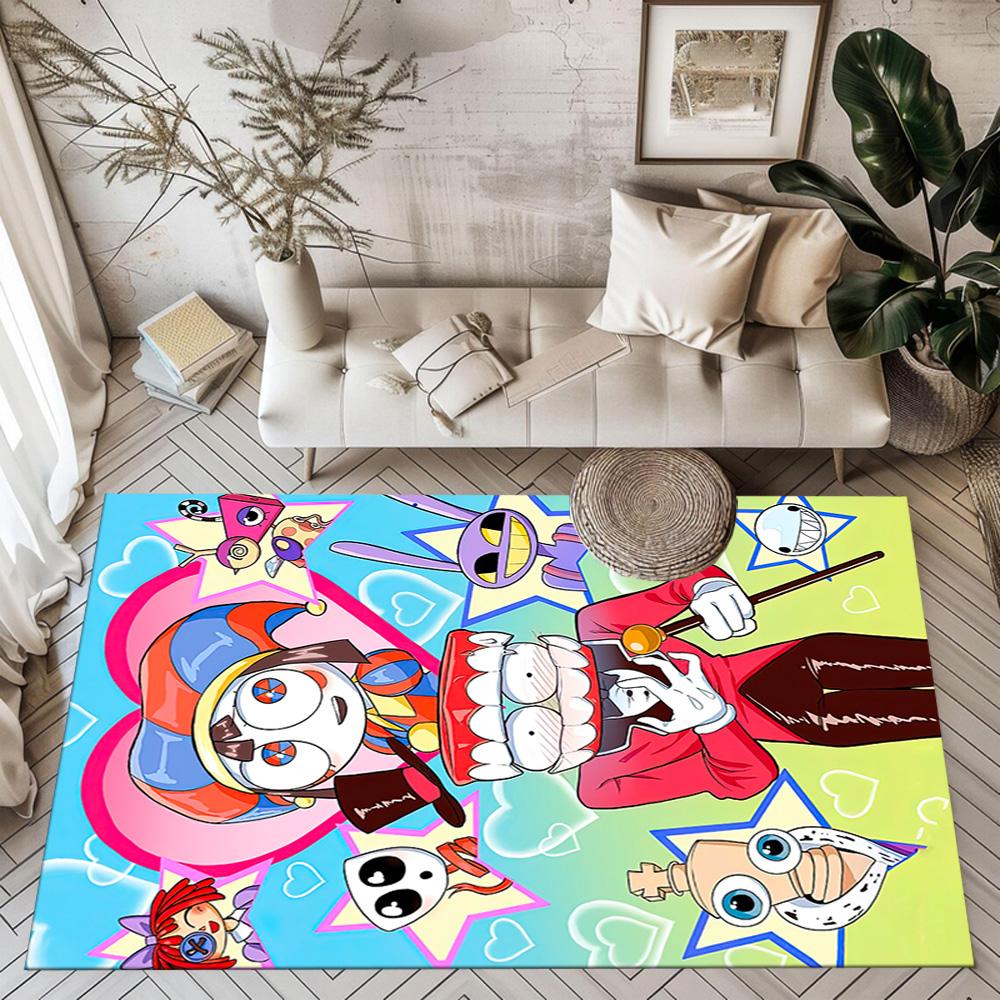 I tappeti quadrati The Amazing Digital Circus sono un'ottima scelta per soggiorni, camere da letto, decorazioni per la casa e come regali.