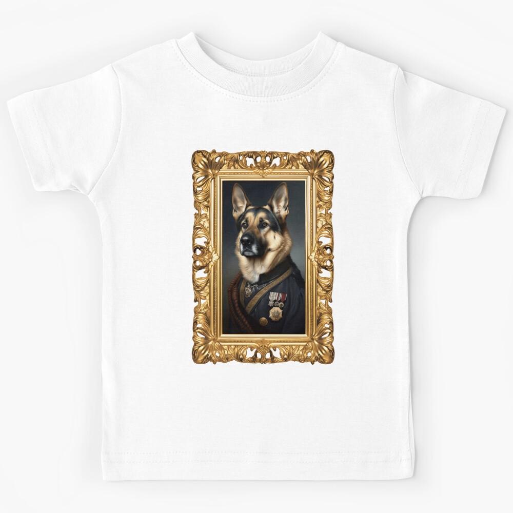 German Shepherd Portrait Kids T-Shirt 160