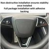 DQMN8 For Tesla Model 3 Highland Model Y Juniper 2025 Steering Wheel Button Sticker Protective Cover Patch Interior Car Accessories