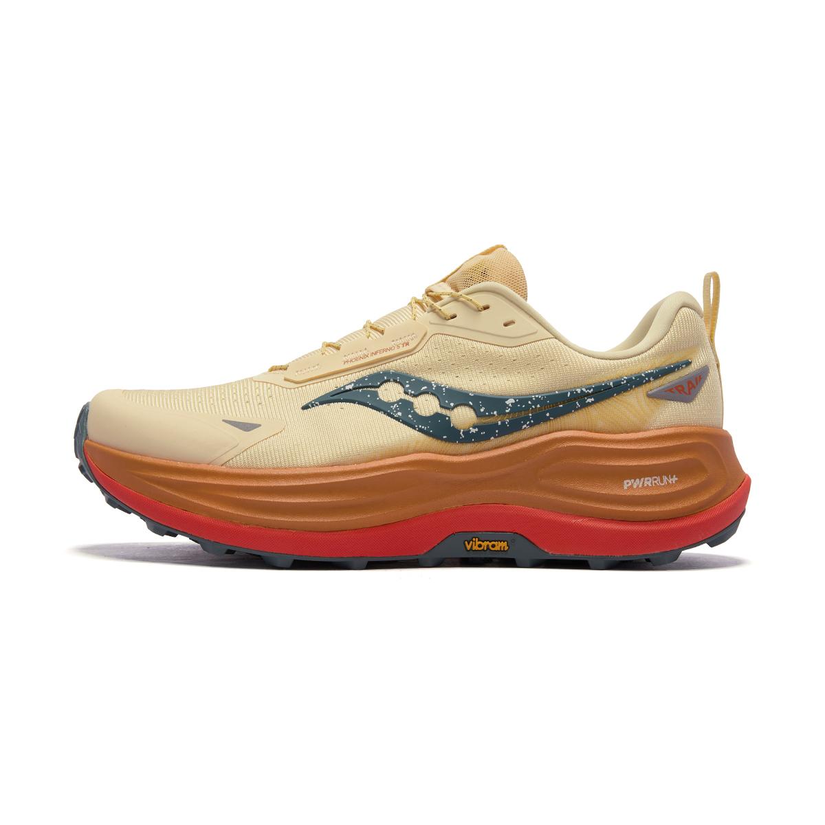 Saucony PHOENIX INFERNO Firebird 5 Trail Running Shoes Unisex Beige S28305-1 35.5