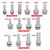 10Pcs PVC Pagoda Straight Connectors 1/8" 1/4" 3/8" 1/2" Male Thread To 6mm 8mm 10mm 12mm Yard Irrigation Fish Tank Pump Joints