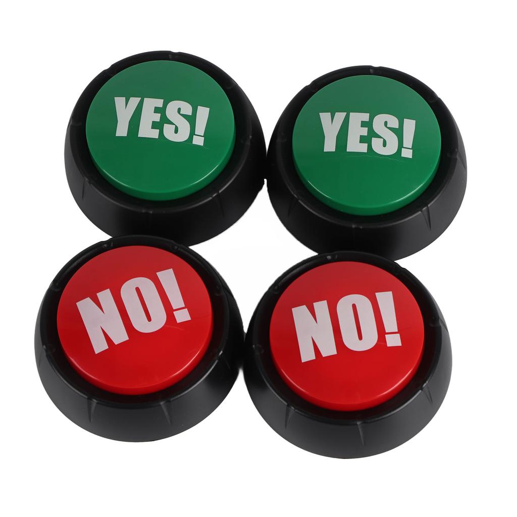 4pcs Dog Communication Button Multifunction Portable Pet Training Buzzer for Cats Dogs Pets