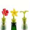 3PCS Silicone Red Wine Bottle Stopper Creative Red Wine Stopper Flower Silicone Wine Stopper