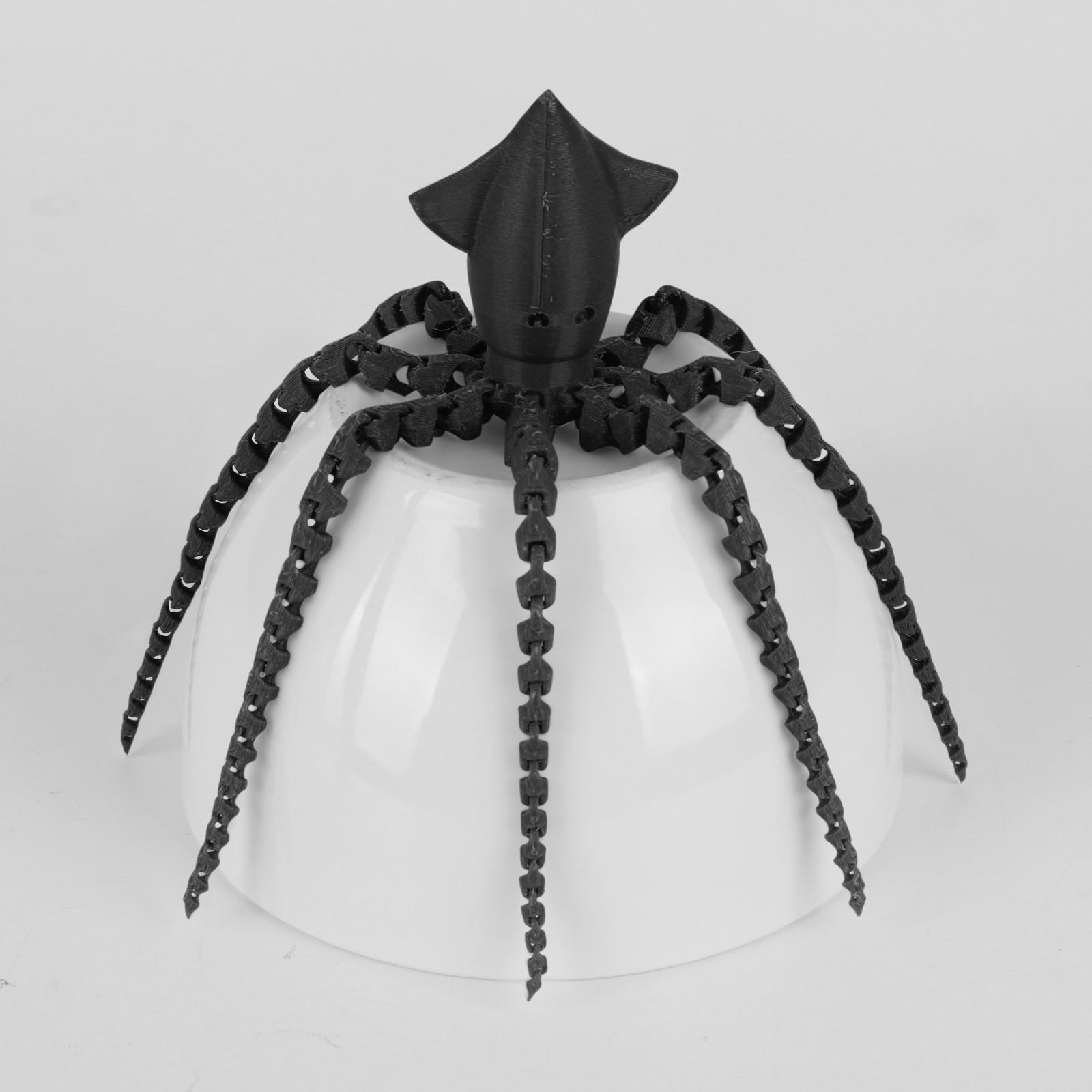 

3D Печать Модель Каракатицы Креативные Суставы Свободного Движения Игрушка Аквариум Акваскейп Кальмар Декоративные Украшения Детские Подарки One Size