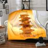Veuve Clicquot Themed Blanket, Warm Coziness Couch Sofa Bed Blanket Home Decor