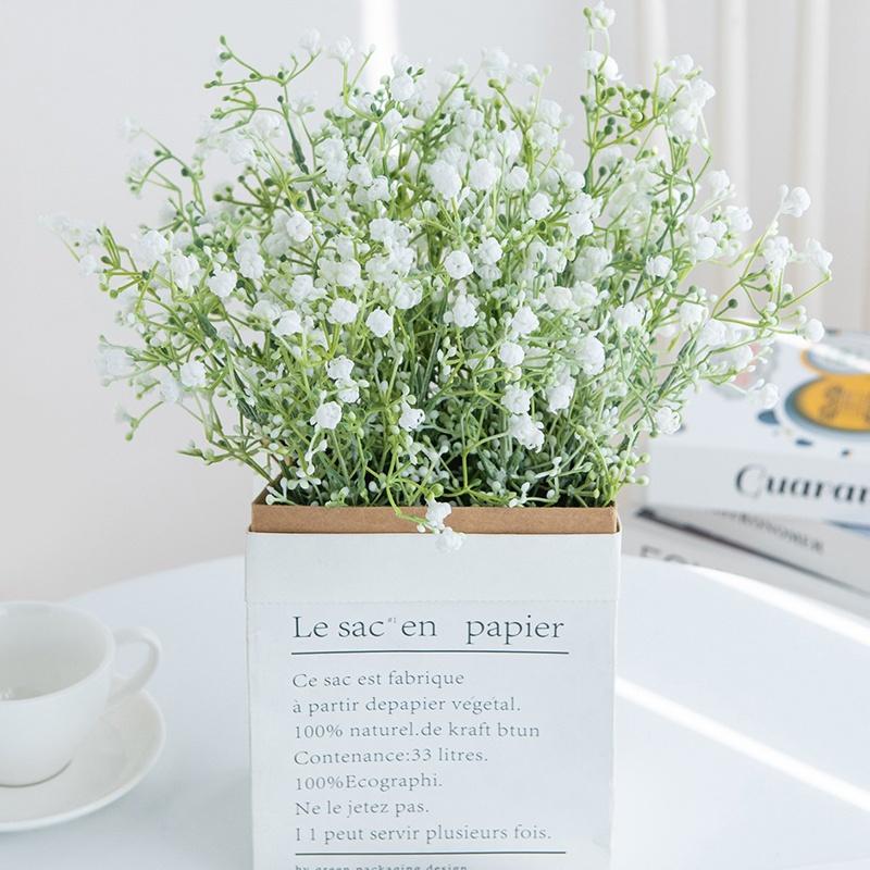 Simulated Stars All Over The Sky Artificial Flower Plant Gypsophila Wedding Bridal Bouquet Home Vase Table Party Outdoor Gadget