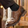 Men Leather Shoes Brand Comfortable 2026 Fashion Men Derby Shoes