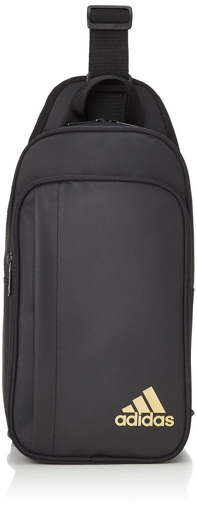 Adidas 7L Body Men's Bag, One-Shoulder Bag, No. 68103, Black/Gold