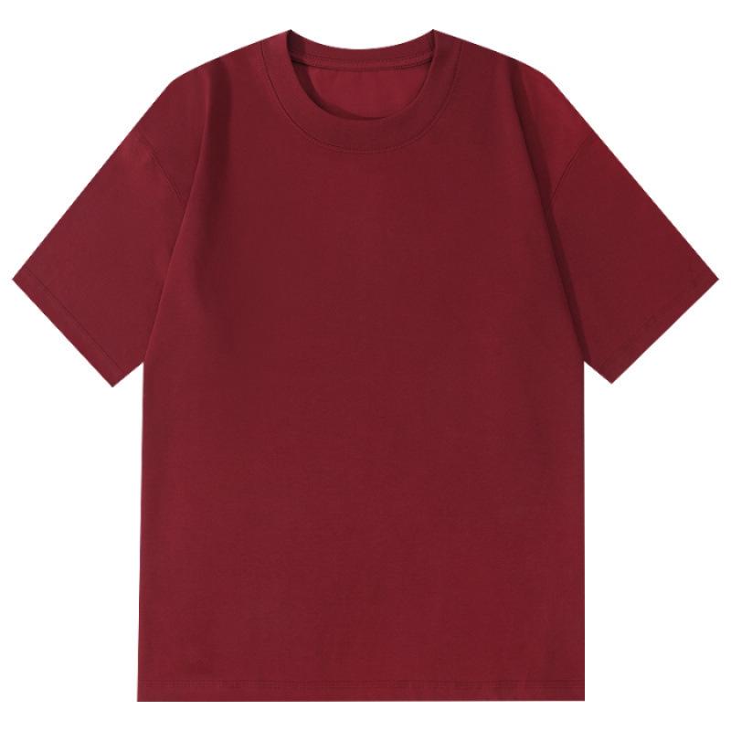 

Solona 280g Quick-Dry UV Protection Loose Multi-Color Drop Shoulder T-Shirt with Custom Logo M винный/красный