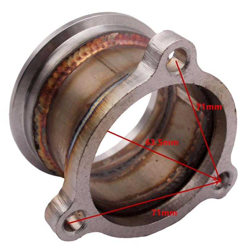 Downpipe Adapter Flens 3 V-Band voor GT2560R GT28 GT28R GT2860RS