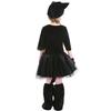 Kids Girls Animals Black Cat Dress Hat Sets Halloween Role Play Dress Up Cosplay Costume