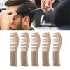 10Pcs Fine Wide Tooth Comb Wheat Straw Round Teeth Portable Hair Styling Comb Set for Home Travel