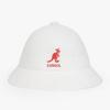 Kangol K3407 White Bermuda Casual Big Logo Bucket Hat