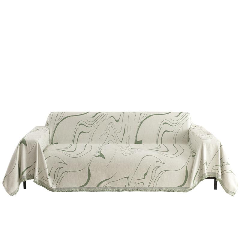 

Небольшое прозрачное диванное полотенце с рисунком элементов. Высококачественная двухсторонняя диванная подушка из синели. Нескользящий универсальный чехол для дивана. 180*180cm