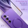 Coque de Téléphone - BOOLING - Samsung Galaxy A17 4G/5G - avec Cercle Magnétique - Violet - 2 Vitres