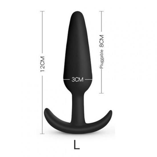100% Safe Silicone Dildo Anal Plugs Butt Plug Unisex Sexy Stopper 3 Different Size Adult Sex Toys for Men/Women Trainer