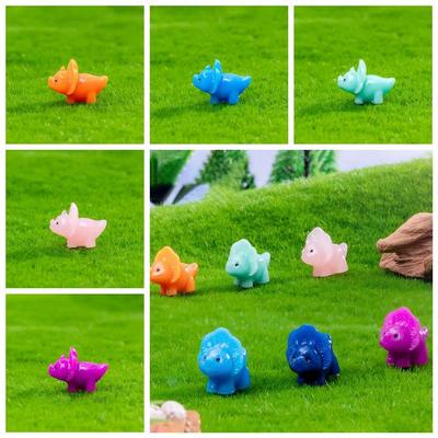 Solider Clor Kleiner Dinosaurier Miniatur Cartoon Handgefertigt Mikro-Landschaft Außenhof Heimdekor Bonsai-Garten Kreativ