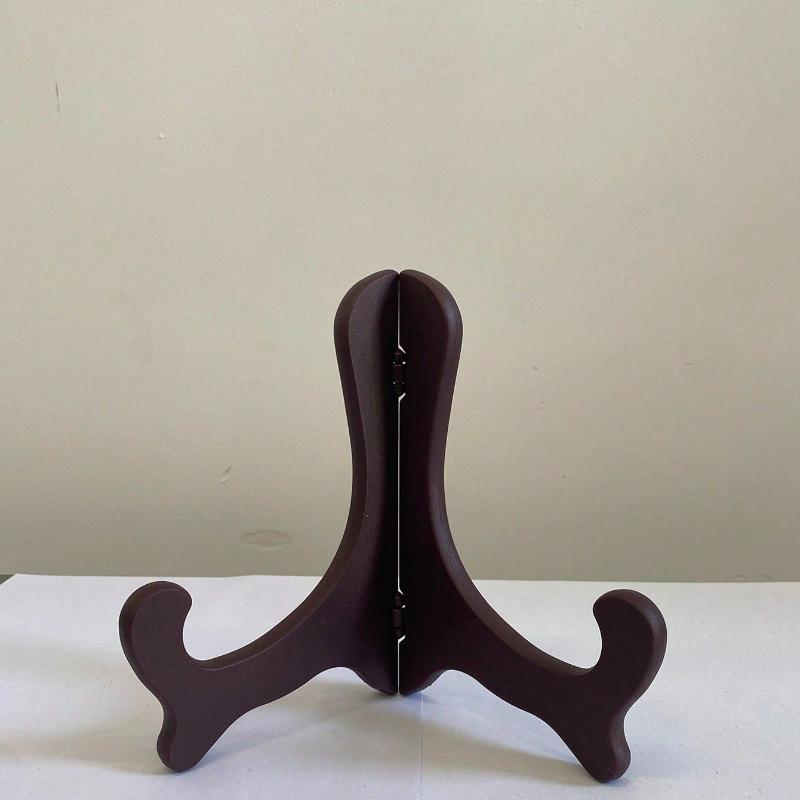 

1 шт. Портативные мольберты, держатели для тарелок, подставка для дисплея, подставка для фоторамки, фотоинструменты, для декора дома, комнаты, гостиной, офиса коричневый