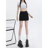 Women's New Summer Hot Girl Sports Short Skirt High Waist Casual Slim Hip Cover Skirt Gray