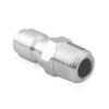 2pcs Pressure Washer Swivel 3/8 Inch NPT Thread High Pressure Washer Fittings 5000PSI Stainless Steel Quick Connector