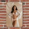 Lingerie Model Tin Sign 8x12 Inch Country Wall Decor for Living Room Gaming Room Home Decor Plaque