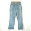 Vintage Italya Full Pattern Denim Pants Jeans Womens Size L Inseam 68cm(USED)