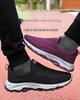 Women's Slip-On Walking Shoes for Couples, Casual Style for Middle-Aged & Elderly, Soft Sole, Shallow Mouth Design