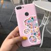 Für Huawei P Smart Hülle Niedliche Blume Schwarz Weiches TPU Silikon Bumper Hülle Für Huawei PSmart P Smart 2017 FIG-LX1 Handyhülle Funda
