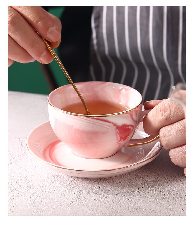 Elegant Nordic Flower Tea Set with Wax Heater