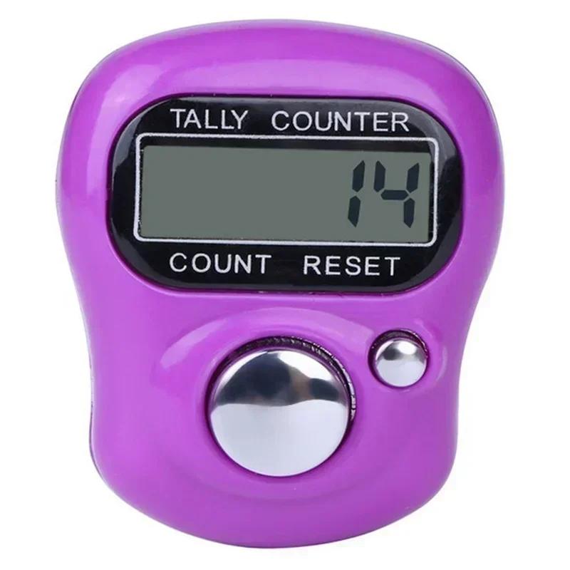 1PCS Mini Point Marker and Row Finger Meter LCD Electronic Digital Tally Counter for Sewing Knitting Weave Tool