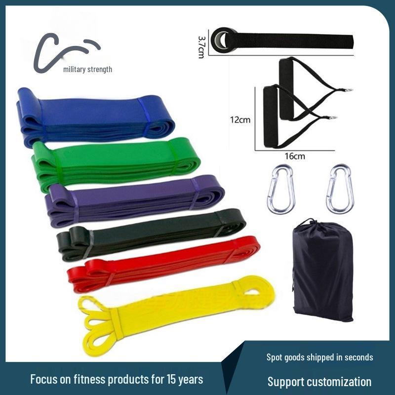 Dual-Color TPE Resistance Band for Pull-Up & Yoga Fitness