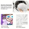 Exaggerated Cartoon Character 2D Flat Pattern Flannel Blanket High Quality All Seasons Warmth and Comfort Perfect for Christmas Gifts.