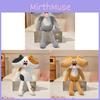 Superweiches kurzes Plüsch-Französische Bulldogge Katze Plüschtier mit herausgestreckter Zunge Lustiges Design für Kinder und Jugendliche