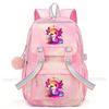 Zaino Boba Axolotl Arcobaleno Carino Cartone Animato Mochi Zaino Scolastico per Ragazze Zaino Giornaliero Casual Grande Leggero Zaino per Libri