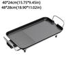 Poêle à Grill Antiadhésive Polyvalente pour Fête Buffet Batterie de Cuisine Portable Plaque de Grill Extérieure Rôtir de la Viande