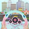 360 ° Rotation Simulation Steering Wheel Toys Multi Functional Simulate Driving Car Toy  Kids Toys