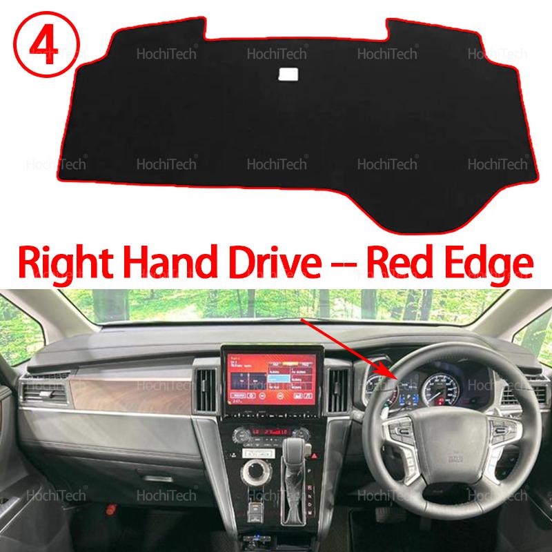 

For Mitsubishi Delica D5 D:5 D-5 5Gen 2019-Present Car Dashboard Cover Avoid Light Pad Instrument Platform Cover Mat Carpet