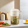 Large Capacity Sealed Seasoning Jar Push Type Salt Seasoning Box Sugar and Salt Container  for Home