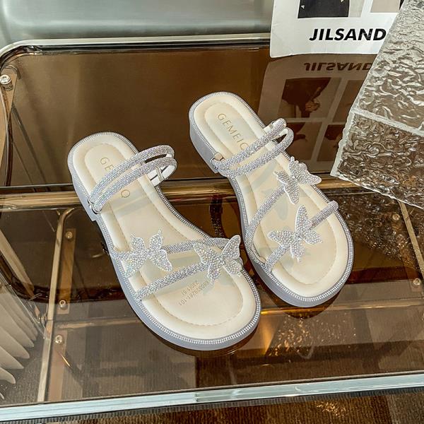 

Модная обувь Женская 2025 Тапочки Повседневные Средние Пантофли Роскошные Летние Новые Скандалы Слайды Модная Женская Обувь Тапочки Повседневные Средние Слайды 35